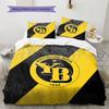 Set Copripiumino Trapuntato Modello BSC Young Boys Decorazione per la Casa Regalo (1 * copripiumino + 2 * federe senza imbottitura)