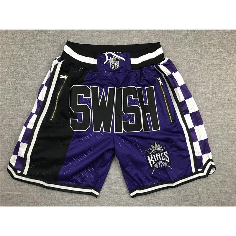 Mens Cotton Basketball Shorts With Team Logos Lakers Magic Kings Raptors Sport Training