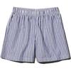 SS26 Striped Elastic Waist Side Pocket Loose Comfortable Casual Shorts Women Shorts 483913-68