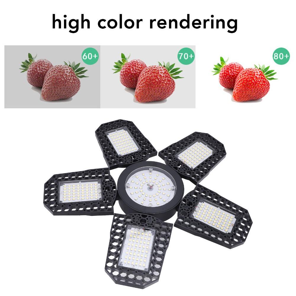 100-277V Garage Ceiling Light 23.5W Garage Light Fixture Durable Screw In LED Bulb  Workshop