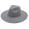 Solid Color Top Hat Ins Wind Jazz Hat Men'S And Women'S Felt Hat Woolen Hat Sun Hat Retro
