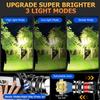 Camping Headlamps Motion Sensor Waterproof Flashlight 3 Modes Adjustable Focus Waterproof Head Flashlight For Running Camping
