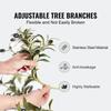 Artificial Olive Tree, 1.5 m Tall Faux Plant, Secure PE Material & Anti-Tip Tilt Protection Low-Maintenance Plant, Lifelike Green Fake Potted Tree for