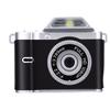 Tiny Keychain Camera Magnetic Mount 12MP 1080P Portable Retro Camera with 0.96 Inch Screen LED Fill Light for Video