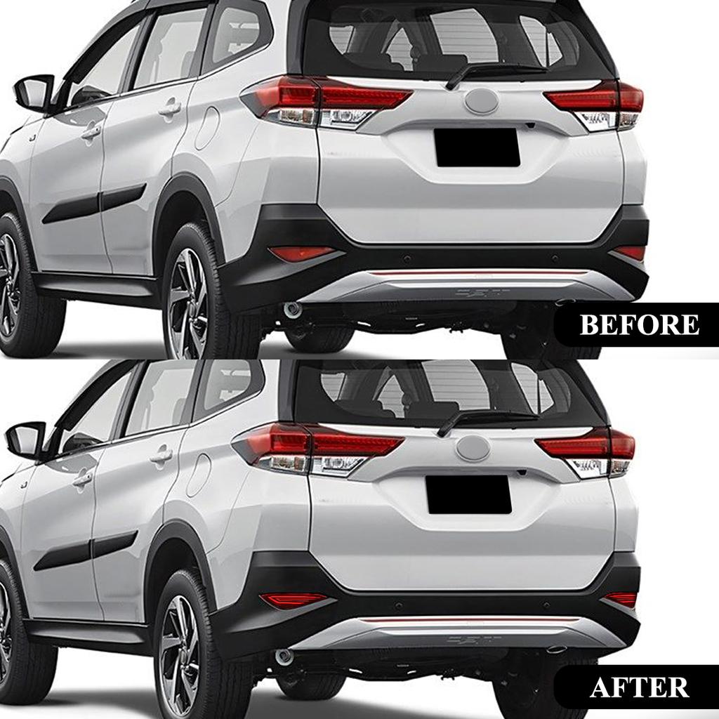 2x Rear Bumper Reflector Brake Light For Toyota Rush Fog Lamp 2018 2019 2020 Park Driving Turn Signal 3 Function