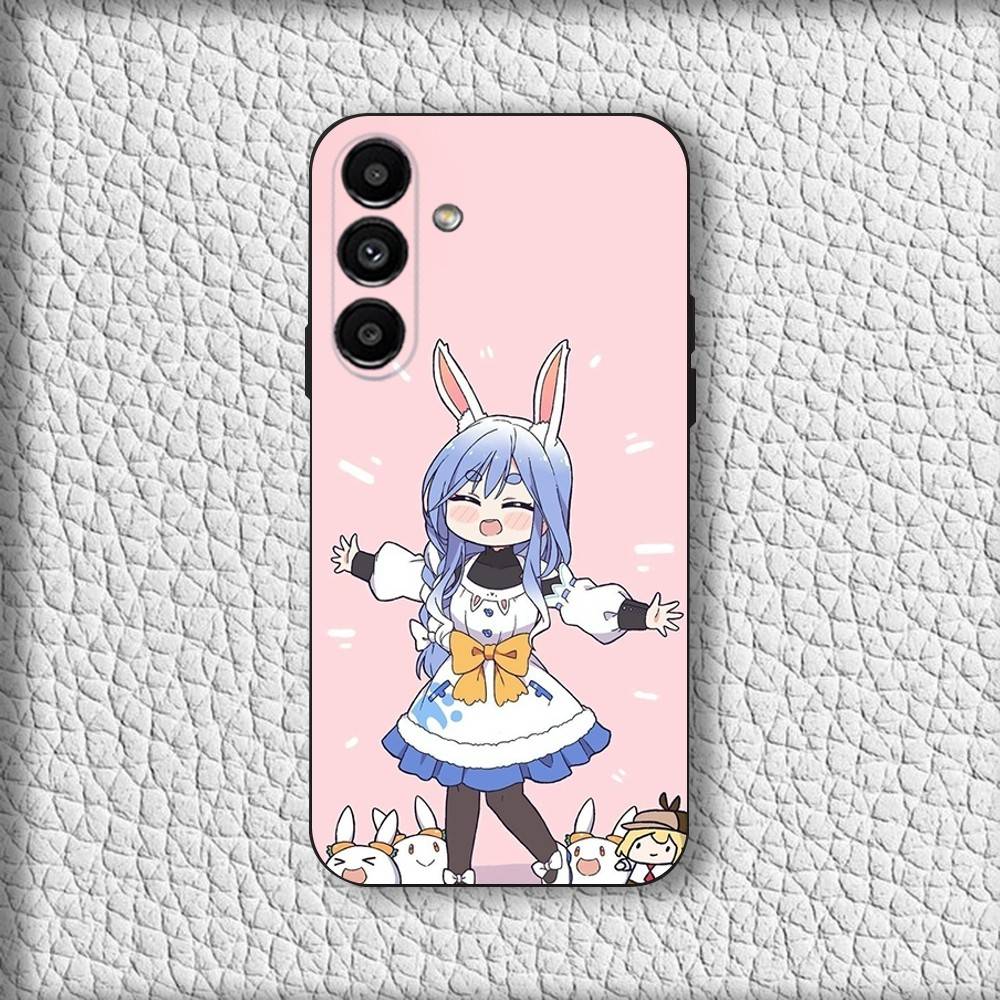 U-Usada Anime P-Pekoras Phone Case For Samsung Galaxy A20,A21s,A22,A31,A32,A52,A53,A72,73,A80 Soft Black Cover