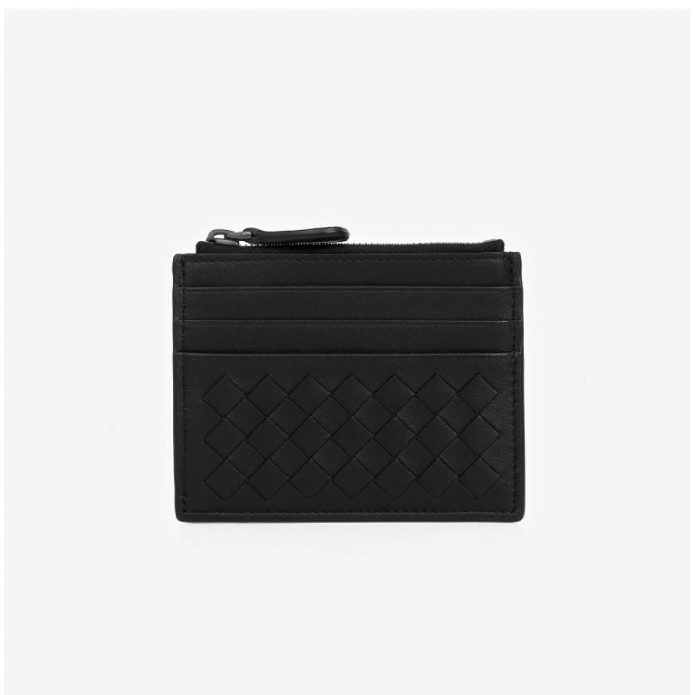 Bottega Veneta Portcard cu fermoar împletit 367004 V3un1 1275