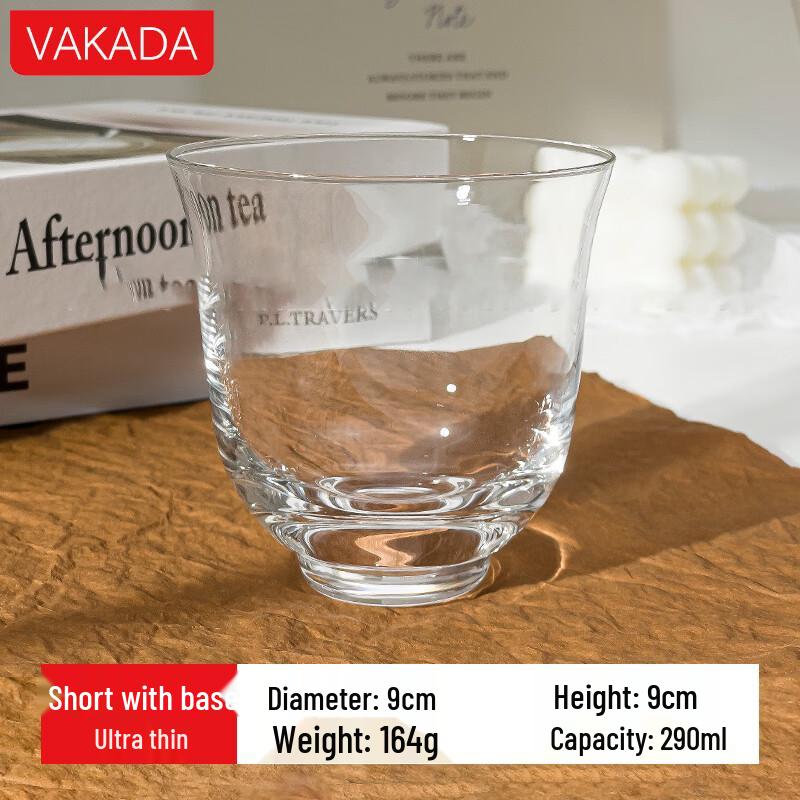 

VAKADA Wide Mouth Borosilicate Glass Cup