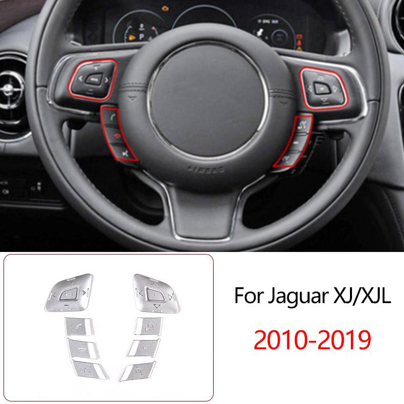 For Jaguar XF XJ 2010-2019 Car Modification Interior Central Control Shift Panel Button Decoration Sticker Car Accessories