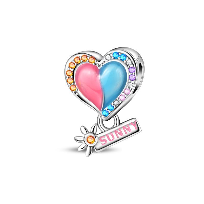 Weather 100% Copper Sunny Rainy Day Sunshine Cloud Charms Beads Pendants Fit 3Mm Bracelets Diy Making Fine Jewelry