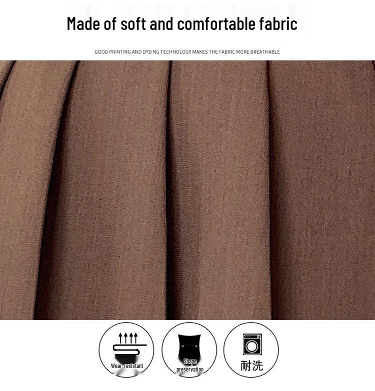 High-Waist Lace-Up Retro Pleated Mini Skirt - Women's Early Autumn Style