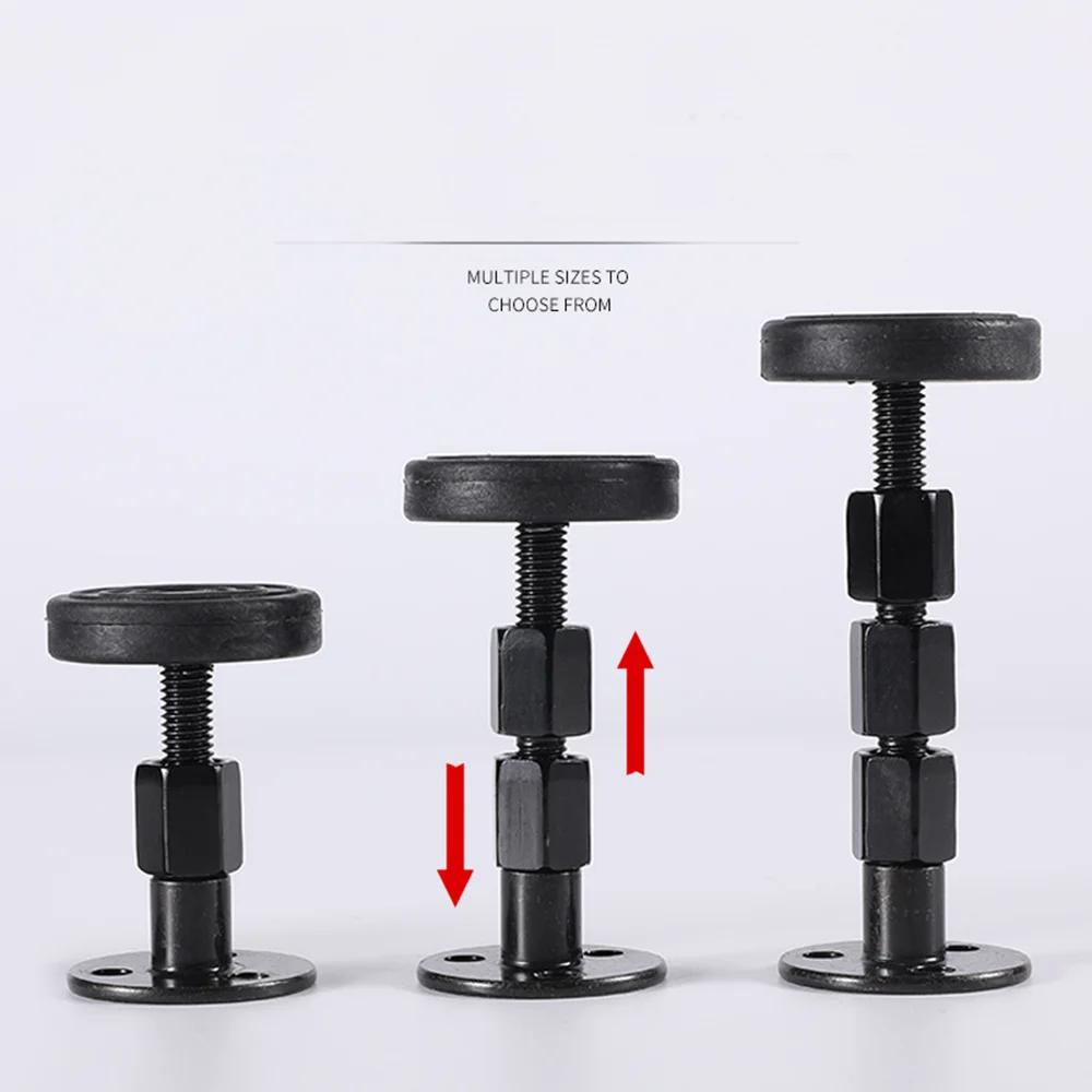 28-110mm Adjustable Threaded Bed Frame Anti-Shake Tool Self-adhesive Headboard Stoppers Telescopic Support Hardware Fasteners