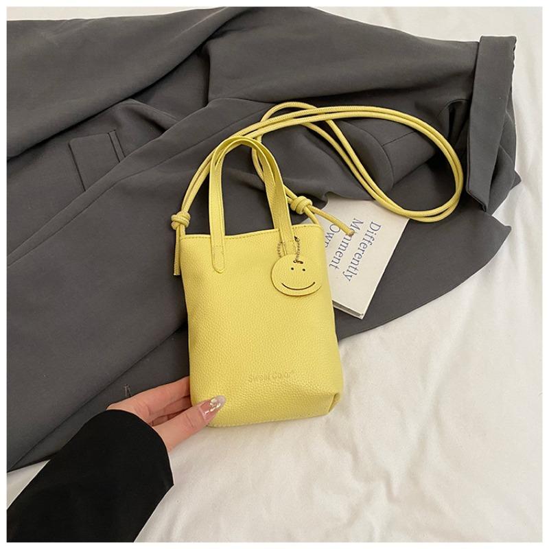 Fashion Solid Color Simple Casual Versatile Summer Popular Fashion Handbag Premium Vertical Shoulder Messenger Bag