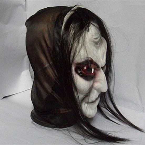 Gruselige Gesichtsmaske aus atmungsaktivem PVC – das perfekte Halloween-Maskenbild für Maskenbälle