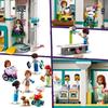 Lego® 42621 friends l’hôpital de heartlake city, jouet avec hélicoptère et figurines incluant autumn et un chien