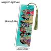 MINISO Acrylic Tassels Cartoon Characters Bookmark Princess Theme Cartoon Reading Bookmark Page Mark Stationery for Students Teachers