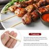 Uxcell 200-Piece Bamboo Skewers, 12" 5mm Diameter, Natural Wood Cocktail Picks for BBQ, Appetizers, Grilling, and Fruit