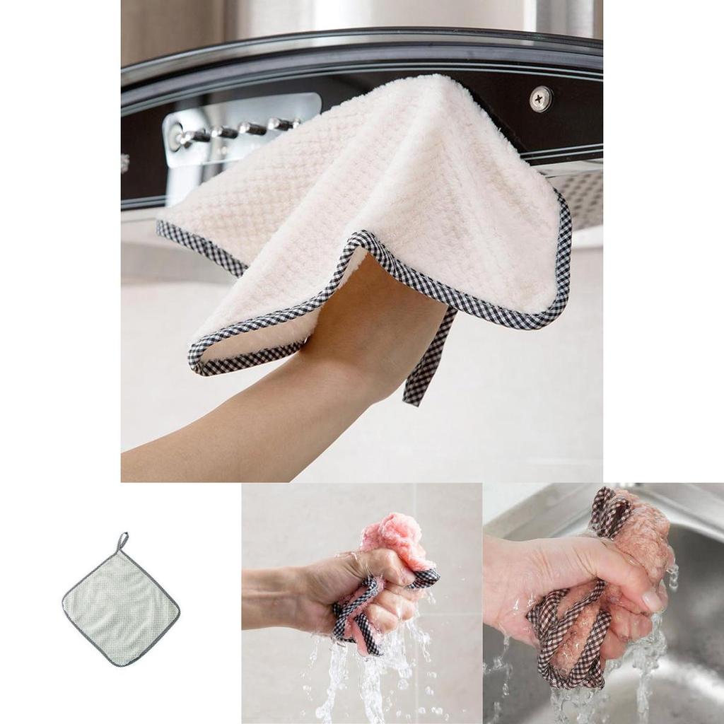 Ultra Absorbent Super Soft Microfiber Kitchen Dish Cloth Ideal For Household Cleaning