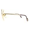 Great Cartier Glasses Trinity Two Bridges gold mens Used