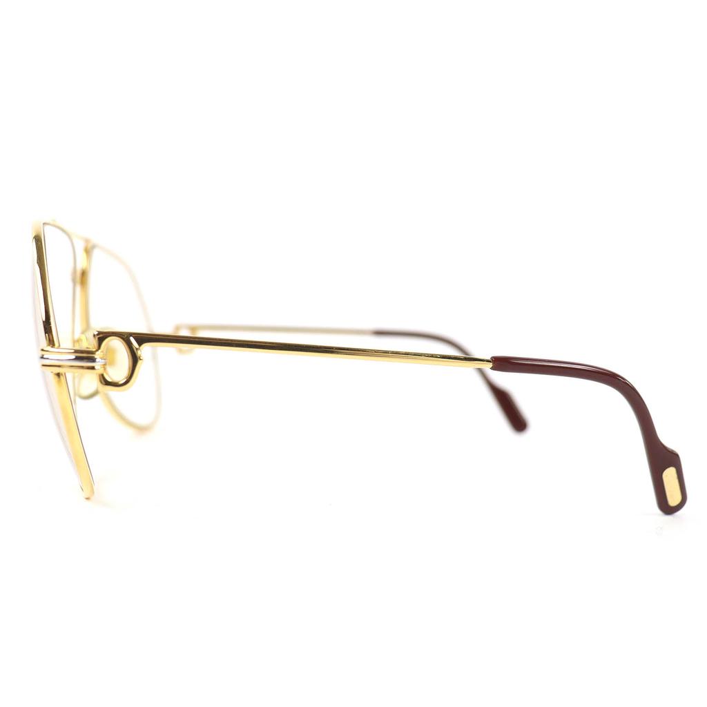 Great Cartier Glasses Trinity Two Bridges gold mens Used