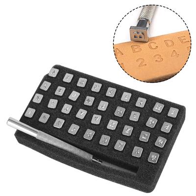 Alphabet Stamping Kit Stamp Punch Set 26 Capital Letter +10 Number 33pcs/37pcs Leather Crafting Tool Leather Stamping Tool