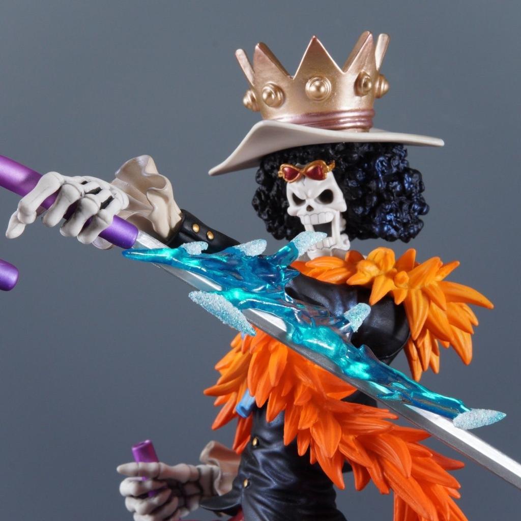 33Cm Anime One Piece Soul King Brook Action Figure Straw Hat Crew Resonance Series Pvc Model Statue Collectible Decoration Toy