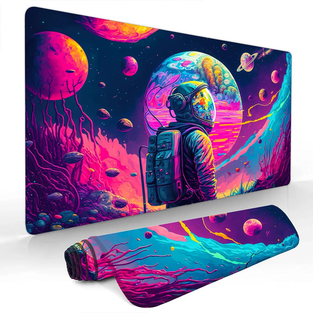 Visual Art Fantasy Astronaut Design Mouse Pad Desk Mat Gaming mats NonSlip mouse carpet pc accessories Computer office mat