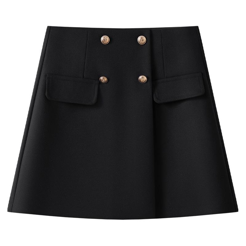 

Юбка миди А-силуэта с высокой талией из красного ангорового твида - Женская коллекция для похудения Осень/Зима 2024 M