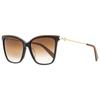 Women S Square SunglaSSeS lo683S 001 Black Brown Gold 56mm 001