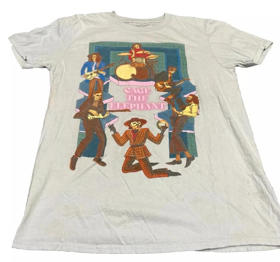 

Cage The Elephant Rare Crew Tour TShirt Gift UNISEX QT869 Unisex T-Shirt XXXL