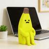 3D Printed Banana Man Figurine Funny Disappointed Banana Sculpture for Home Office Living Room Desktop Decor