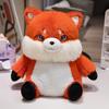 Cute Lying Fox Plush Toy Pillow - Birthday Gift