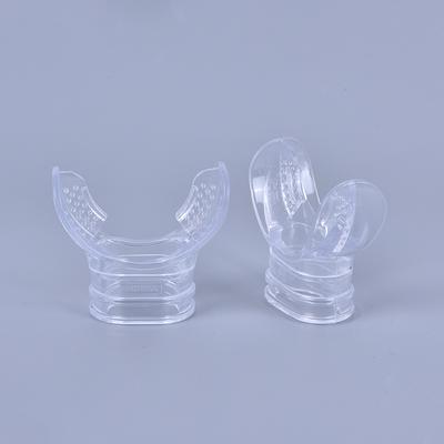 1Pc Tubo de Mergulho Snorkel Silicone Transparente Tubo de Mergulho Subaquático Acessórios de Natação