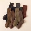 Womens Warm Wool Blend Knee-High Socks Winter Thick Fleece-Lined Casual Cold Weather