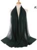 70*180cm bubble chiffon muslim headscarf for women solid color hijab scarf shawls and wraps hijab femme musulman kopftuch