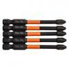 Screwdriver Bit 5 Pcs 62HRC Alloy Steel Cross Screwdriver