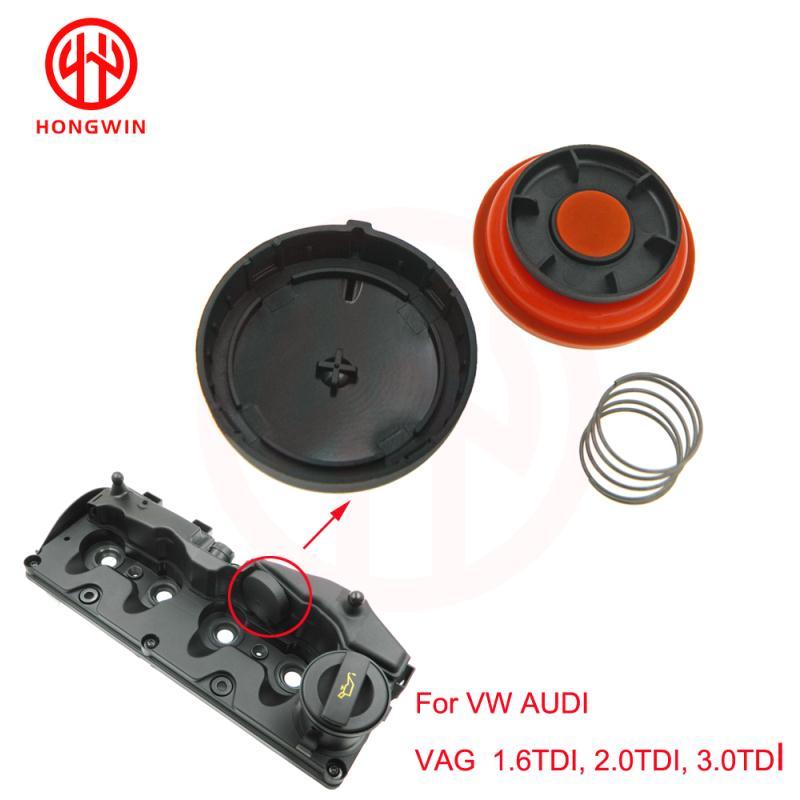 Rocker Cover PCV Valve Membrane Repair Kit & Spring Cylinder Head Cover Valve for Seat Exeo VAG VW Amarok Crafter Engine 2.0 TDI