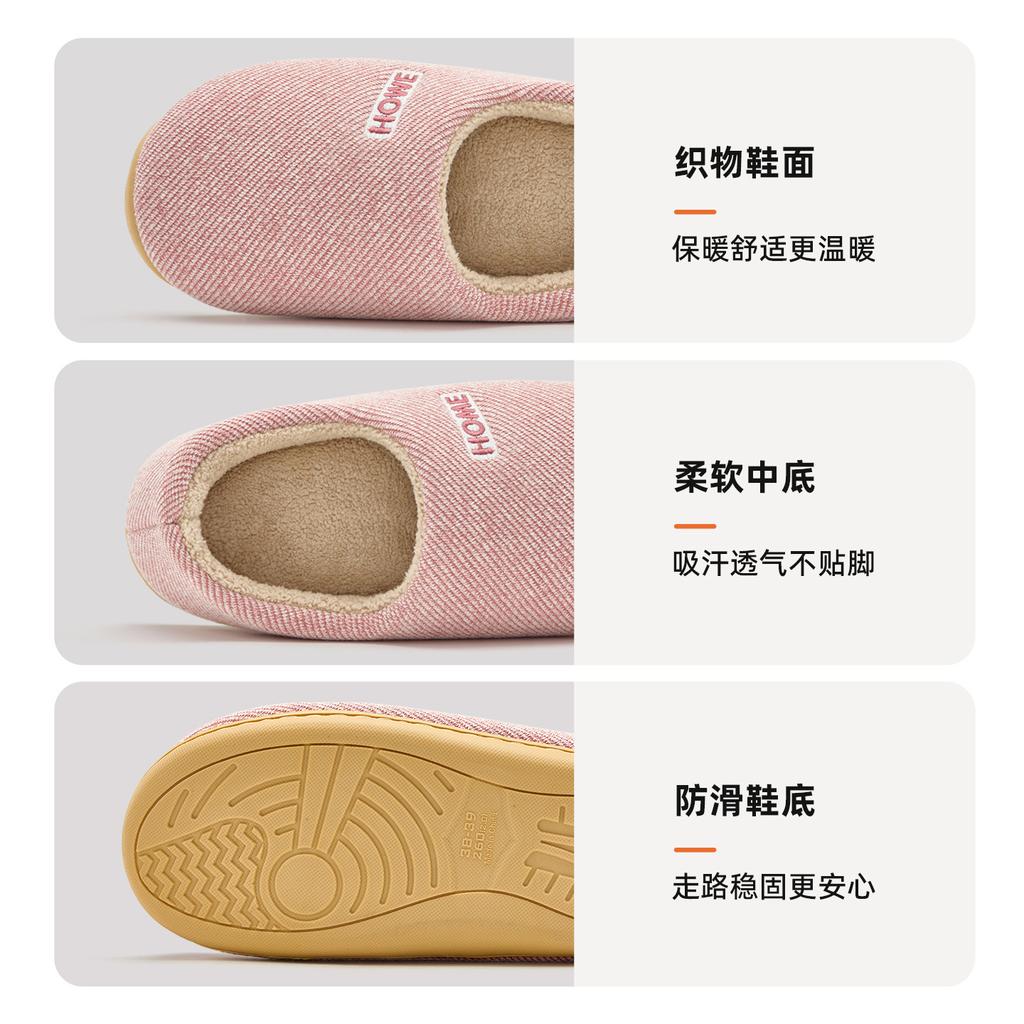 Premium Sense Bag with Cotton Slippers Indoor Home Non-slip Bottom Velvet Warm In the Elderly Wear Cotton Shoes