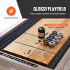 Tavolo da Shuffleboard da 11,5 piedi Set Gioco Combo 2 in 1 Shuffleboard e Bowling