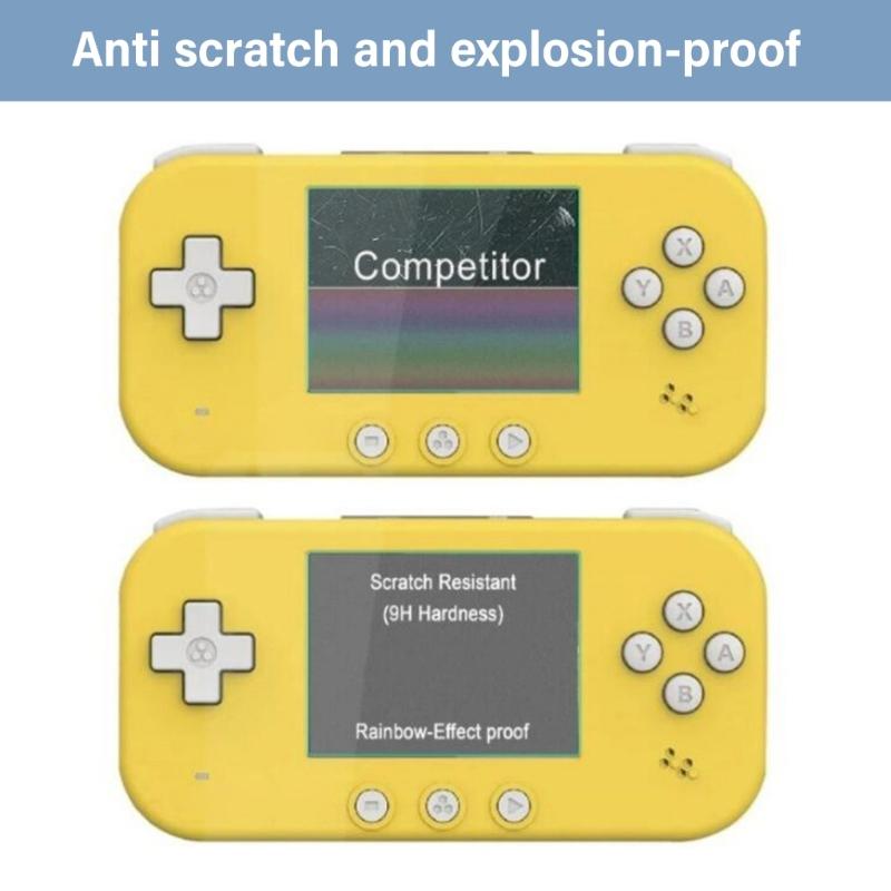 Portable 9H Hardness Clear Tempered Glass Screen Protector Film Accessory for Trimui Handheld Game Player Gaming Console