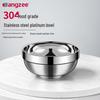 Lanzhe 304 Stainless Steel Double-Wall Anti-Scald Bowl