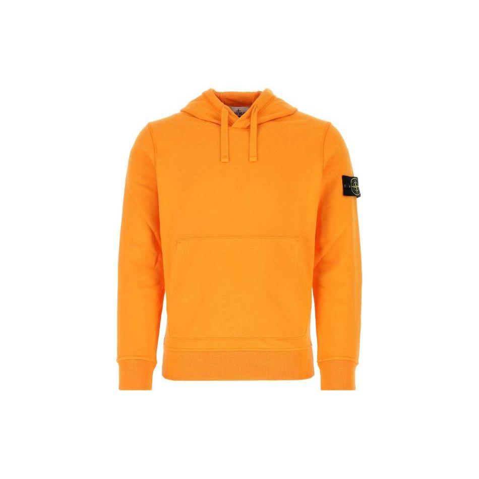 Stone Island Logo Hoodie Oranje Heren Streetwear 101564151-V0032 L