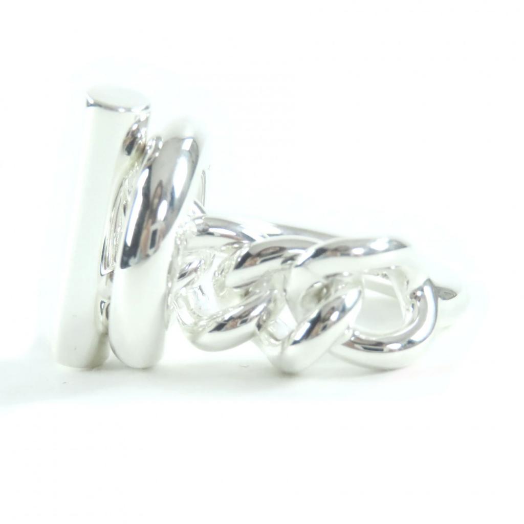 Inel HERMES Excelent Inel Croisette Accesorii Argint AG925 Folosit