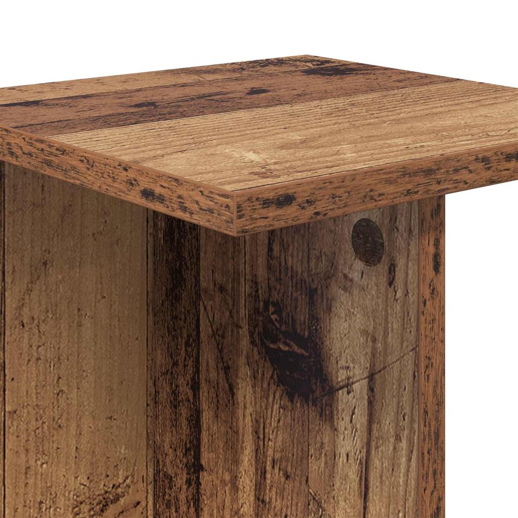 Plant Stand Reclaimed Wood Look 25 x 25.5 x 40.5 cm Particleboard