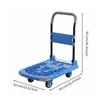 Foldable Hand Cart Quiet Wheels Folding Truck for Home, Warehouse