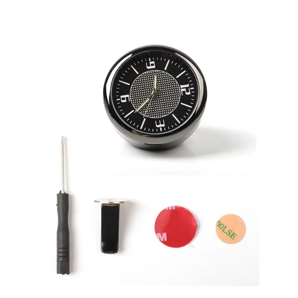 Auto Car Dashboard Clock with Mini Watch Quartz Electronic Timepiece For Tesla Model 3 Model S Model X Model Y Roadster SpaceX