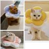 Cute Flower Pet Collar Waterproof Headgear Pet Sterilization Shame Collar for Cats and Dogs Pink Cat Collar Dog Collar