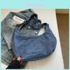 Denim Dumpling Shape Bag Shoulder Crossbody For Daily Casual Women