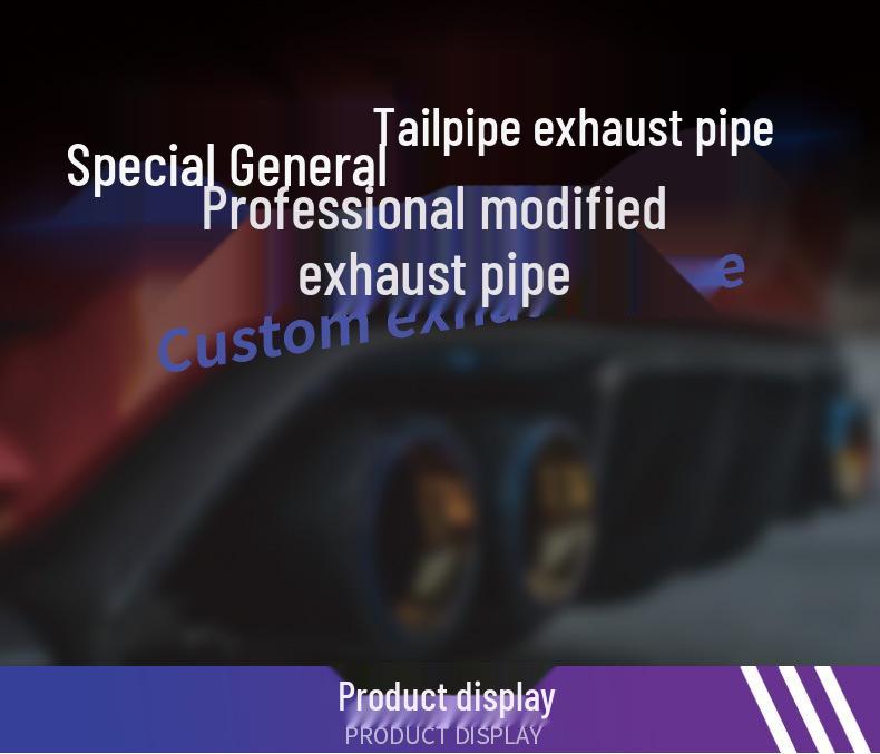 19-24 Porsche 911 Quad-Outlet Stainless Steel Exhaust Tip Modification