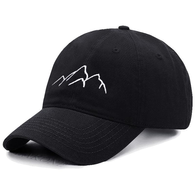 Baseball Cap For Men Women Soft Washed Cotton Mountain Range Embroidery Dad Hats Fashion Outdoor Sports Golf Caps Dropshipping